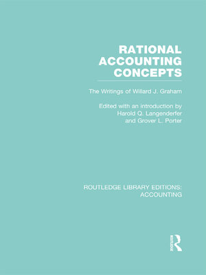 cover image of Rational Accounting Concepts (RLE Accounting)